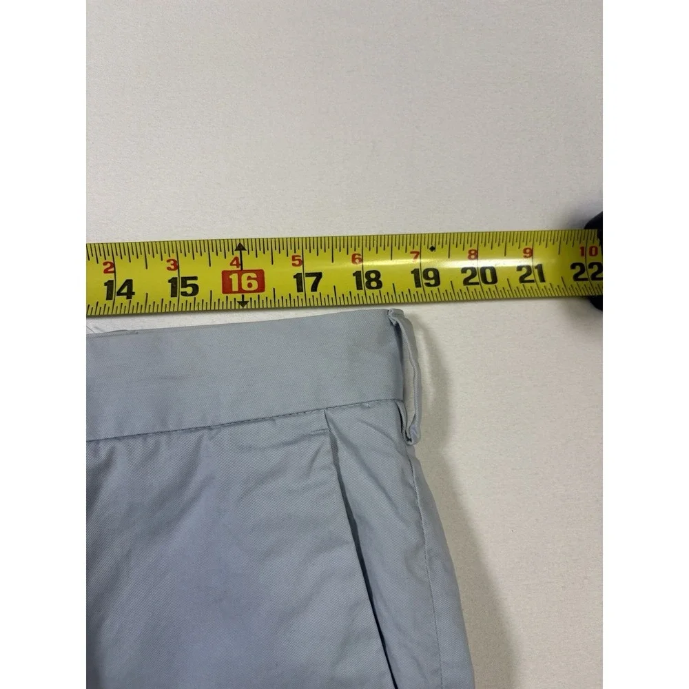 Polo Ralph Lauren Mens 36x34 Light Blue Pima Cotton Chino Flat Front Pants